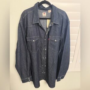 Brand new Levi's  Dark denim  Jacket 4xl